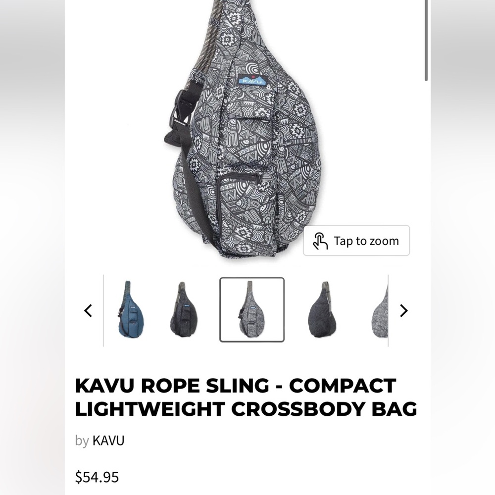 *EUC* Kavu Rope Bag Crossbody
